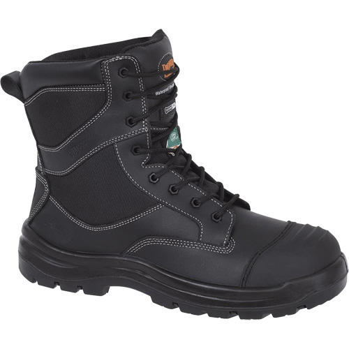 1050 Black Composite Safety Work Boots, Leather, Size 14, Impermeable Haskins Industrial Inc.