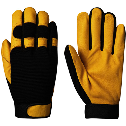 890 Gants ergonomiques de m&eacute;canicien, Paume Cuir fleur de ch&egrave;vre, Taille Petit Haskins Industrial Inc.