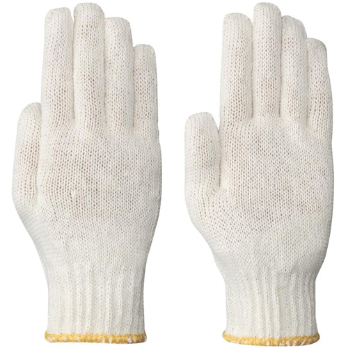 541 Knitted Liner Gloves, Poly/Cotton, Large Haskins Industrial Inc.