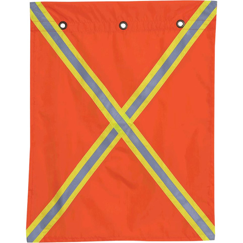 353 Flag with Reflective Tape, Polyester Haskins Industrial Inc.