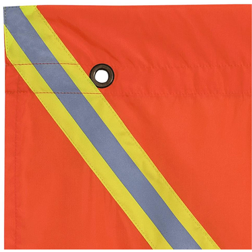 353 Flag with Reflective Tape, Polyester Haskins Industrial Inc.