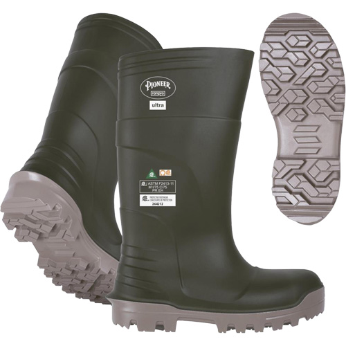 B105FUL.GR Bottes Pioneer Ultra, Polyur&eacute;thane, Embout Acier/Composite, Pointure 6, Semelle R&eacute;sistant aux perforations Haskins Industrial Inc.