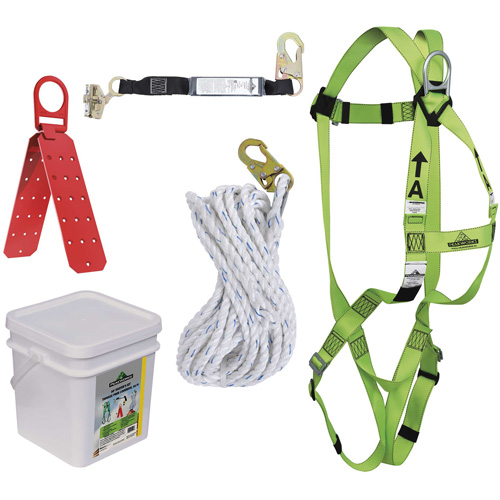 RK4-50 Compliance Fall Protection Kit, Roofer's Kit Haskins Industrial Inc.