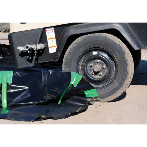 Berme Ultra-Containment Berm, Capacit&eacute; 1496 gal. US, 10' la x 20' lo x 12" h, Paroi &agrave; piquets Haskins Industrial Inc.