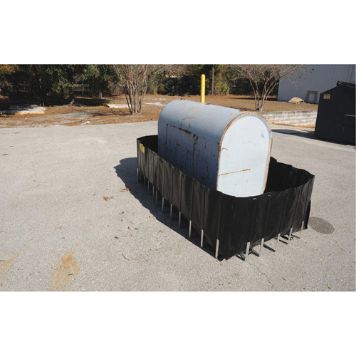 Ultra-550 Containment Sump&reg; Flexible Fuel Tank Container with Drain, 102" L x 72" W, 650 US gal. Capacity Haskins Industrial Inc.
