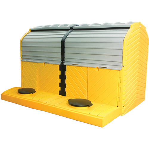 Extender Kit without Drain for Ultra-Hard Top Spill Pallets&reg;, 64" L x 79" W x 62" H, 9000 lbs. Load Capacity Haskins Industrial Inc.