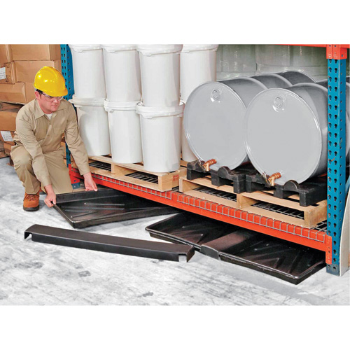 Ultra-Rack Containment Tray – plateau triple, 72" lo x 44" la x 2,8" h, Cap. de d&eacute;versement 24 gal. US Haskins Industrial Inc.