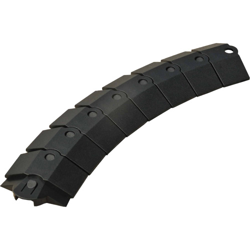 Small Ultra-Sidewinder Cable Protection System avec capuchons, 39,5" x 3" x 0,8", 2000 lb (1 tonne) Haskins Industrial Inc.