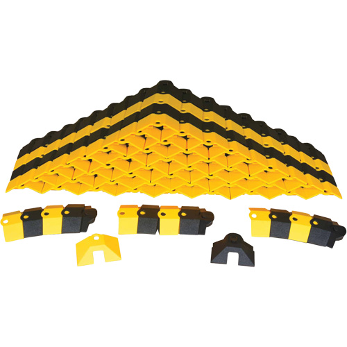 Bulk Box Ultra-Sidewinder Cable Protection System – 24 pieds, 288" x 9,8" x 1,4", 2000 lb (1 tonne) Haskins Industrial Inc.