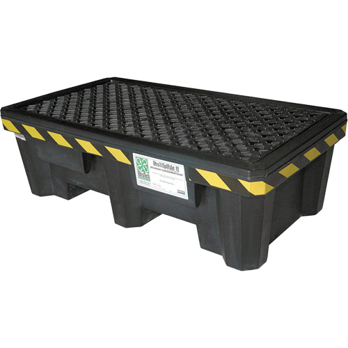 Ultra-Spill Pallet mod&egrave;le &eacute;conomique, 2 barils, Capacit&eacute; de d&eacute;versement 66 gal. US, 53" x 29" x 16,5" Haskins Industrial Inc.