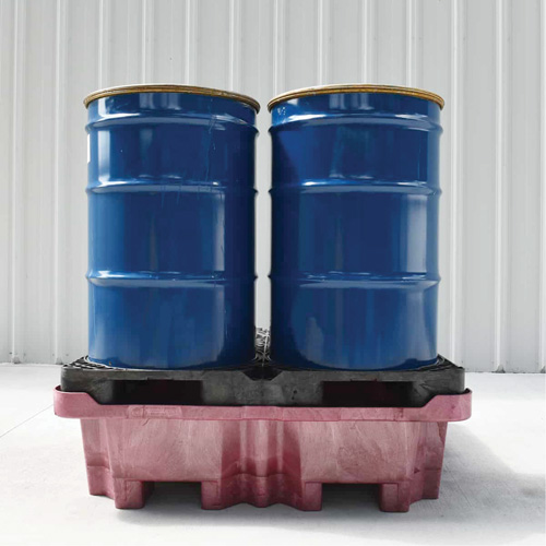 4-Drum Ultra-Spill King&reg; Drum Spill Pallet, 85 US gal. Spill Capacity, 51" x 51" x 17.5" Haskins Industrial Inc.