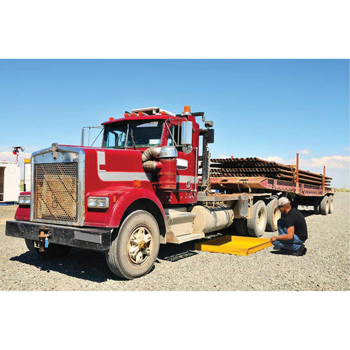 Flexible Ultra-Utility Tray, 42" lo x 42" la x 4,8" h, Cap. de d&eacute;versement 18 gal. US Haskins Industrial Inc.