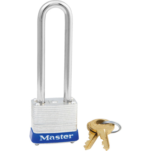Padlock, Silver, Keyed Alike, Laminated Steel, 1-1/8" Width Haskins Industrial Inc.
