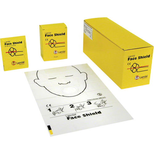 &eacute;cran facial Laerdal, Masque &agrave; usage unique, Classe 1/Classe 2 Haskins Industrial Inc.