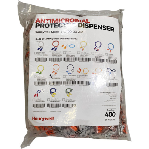QD30 Earplugs Refill for HL400 Dispenser, Bulk - Polybag, Corded Haskins Industrial Inc.