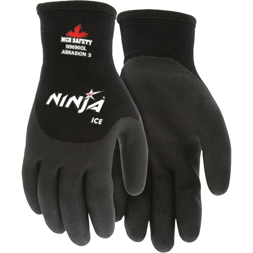 Ninja&reg; Ice Insulated Winter Gloves, Medium, HPT Coating, 15 Gauge, Nylon Shell Haskins Industrial Inc.