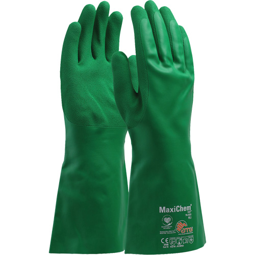 Gants r&eacute;sistants aux produits chimiques ATG MaxiChem Cut, Taille Petit, 14" lo, Nitrile Haskins Industrial Inc.