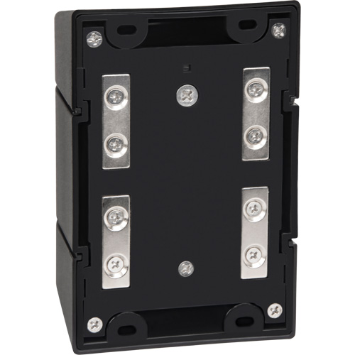 Magnetic Wall Mount Barrier with Magnetic Tape, Plastic, Magnetic Mount, 15', Black and Yellow Tape Haskins Industrial Inc.