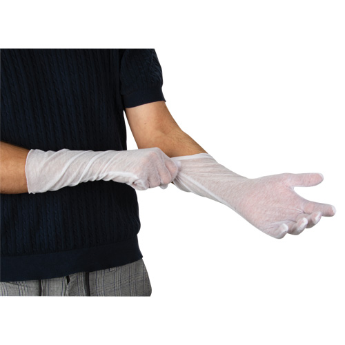 Gants d'inspection l&eacute;gers, Poly/coton, Poignet &agrave; ourlet, Hommes Haskins Industrial Inc.