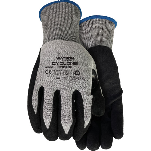 Gants r&eacute;sistant &agrave; la coupe 388 Stealth Cyclone, Taille T-petit, Calibre 18, Rev&ecirc;tement Nitrile, Enveloppe en PEHP/Polyester, ASTM ANSI niveau A2/EN 388 niveau 3 Haskins Industrial Inc.