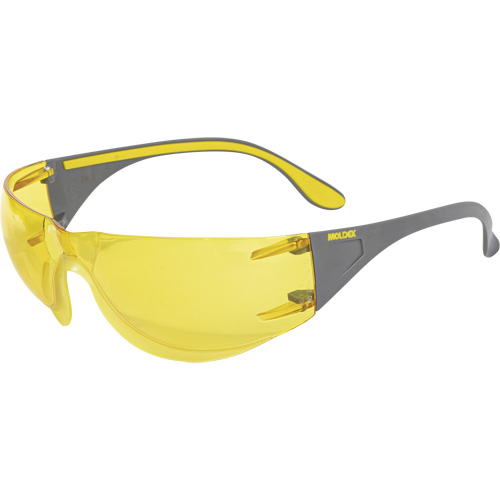 Adapt Safety Glasses, Amber Lens, Anti-Fog/Anti-Scratch, ANSI Z87+/Meets/Exceeds CSA Z94.3 Haskins Industrial Inc.