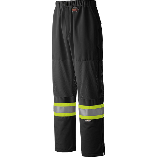6003BKP Traffic Safety Pants, Polyester, Small, Black Haskins Industrial Inc.