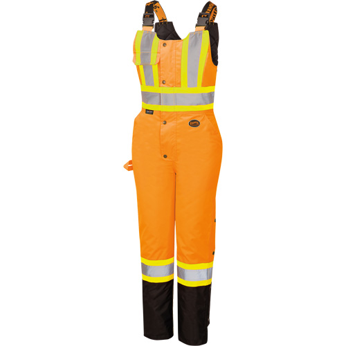5040BBW Combinaison de s&eacute;curit&eacute; imperm&eacute;able haute visibilit&eacute; pour femmes, Polyester, T-petit, Noir/Orange haute visibilit&eacute; Haskins Industrial Inc.