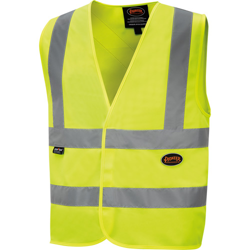 6886 High-Visibility Tricot Safety Vest, High Visibility Lime-Yellow, Small, Polyester Haskins Industrial Inc.