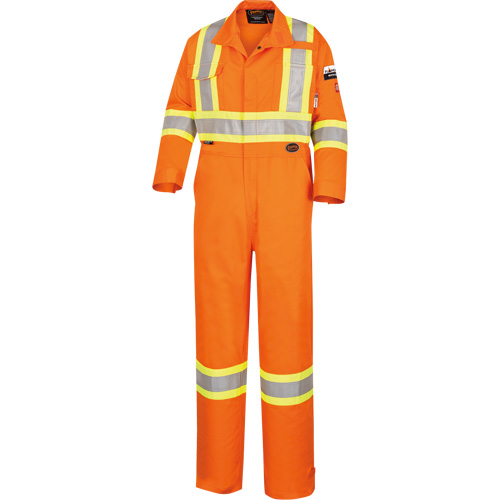 5551T Flame-Gard&reg; FR/Arc-Rated Coverall, Size 40 (Tall), High Visibility Orange, 9.1 cal/cm² Haskins Industrial Inc.