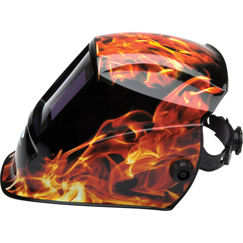 Leadhead&reg; Auto Darkening Welding Helmet, 3.8" L x 3.4" W View Area, 9 - 13 Shade Range Haskins Industrial Inc.