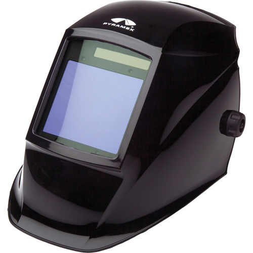 Leadhead&reg; Auto Darkening Welding Helmet, 3.8" L x 3.4" W View Area, 9 - 13 Shade Range, Black Haskins Industrial Inc.