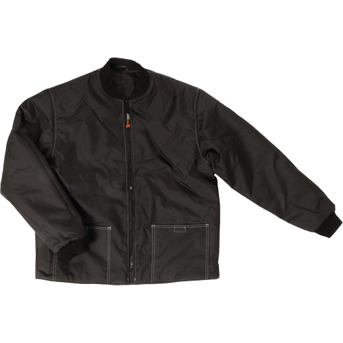 Manteau de s&eacute;curit&eacute; 4-en-1 en tissu ind&eacute;chirable, Polyester, Noir, Petit Haskins Industrial Inc.