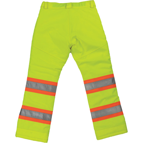 Pantalon de s&eacute;curit&eacute; isolant et extensible pour femmes, Polyester, Moyen, Jaune lime haute visibilit&eacute; Haskins Industrial Inc.