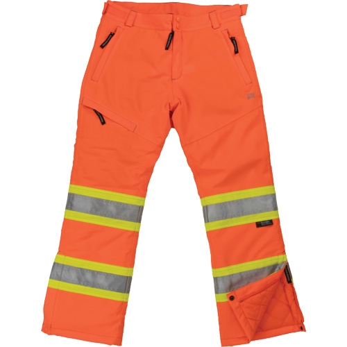 Womens Insulated Flex Safety Pant, Polyester, Medium, High Visibility Orange Haskins Industrial Inc.