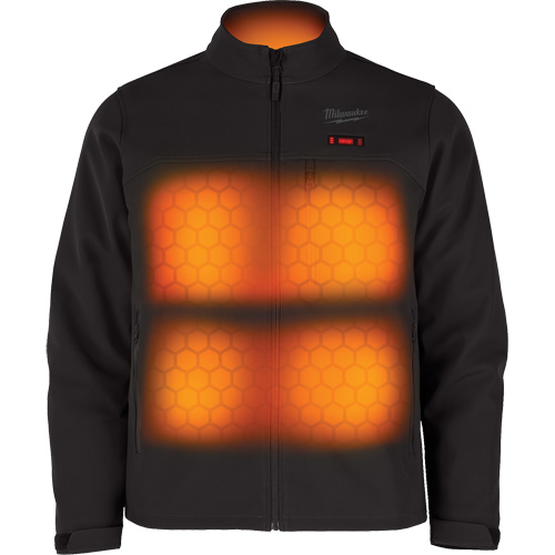 Manteau chauffante M12 ToughShell (manteau seulement), Hommes, Grand, Noir Haskins Industrial Inc.