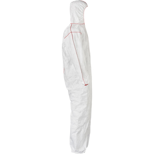 Combinaisons SFR avec cagoule, Moyen, Blanc, Tyvek 400 Haskins Industrial Inc.