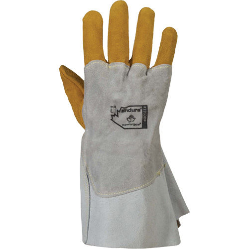 Endura&reg; 335DBP Welding Gloves, Split Cowhide/Split Elkhide, Size Small Haskins Industrial Inc.