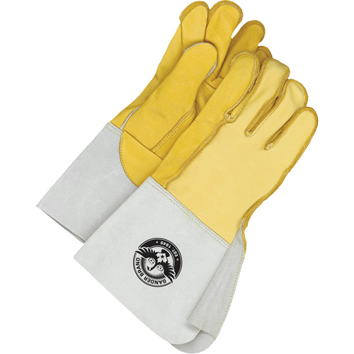Welder's Gloves with 5.5" Cuff, Grain Cowhide, Size 10.5 Haskins Industrial Inc.