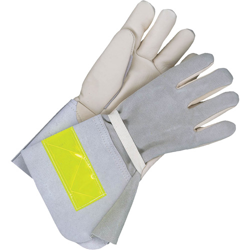 Gants de travail doubl&eacute;s avec poignet de 5", Cuir fleur de vache, Taille 10 Haskins Industrial Inc.