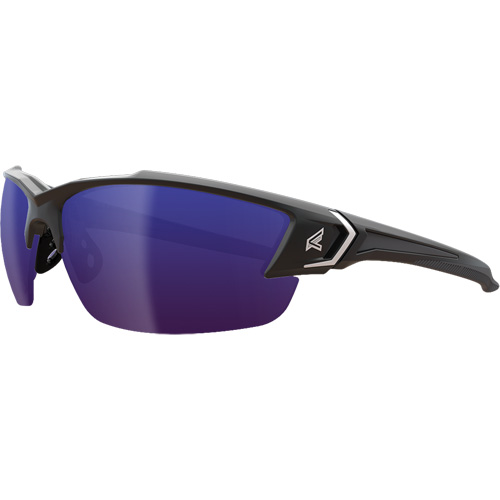 Khor G2 Safety Glasses, Blue Mirror Lens, Anti-Scratch/Polarized, ANSI Z87+/MCEPS GL-PD 10-12/Meets/Exceeds CSA Z94.3 Haskins Industrial Inc.