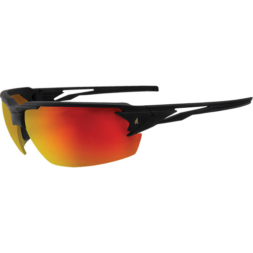 Pumori Safety Glasses, Red/Mirror Lens, Anti-Scratch, ANSI Z87+/MCEPS GL-PD 10-12/Meets/Exceeds CSA Z94.3 Haskins Industrial Inc.
