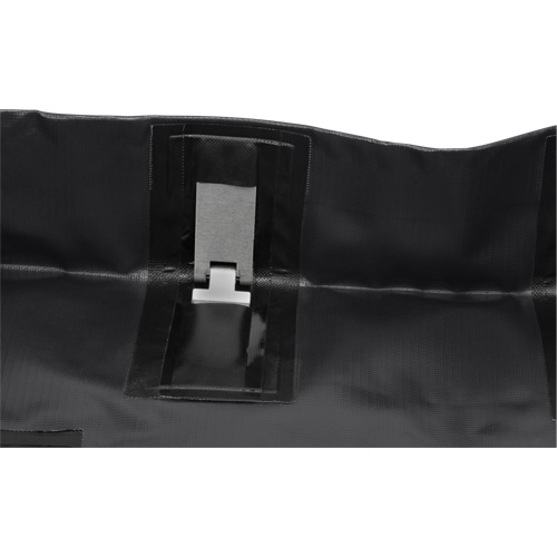 Berme repliable, Capacit&eacute; 134 gal. US, 6' la x 6' lo x 6" h, Support &agrave; encliqueter Haskins Industrial Inc.