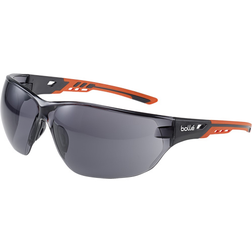 NESS+ Wraparound Safety Glasses, Smoke Lens, Anti-Fog/Anti-Scratch Haskins Industrial Inc.