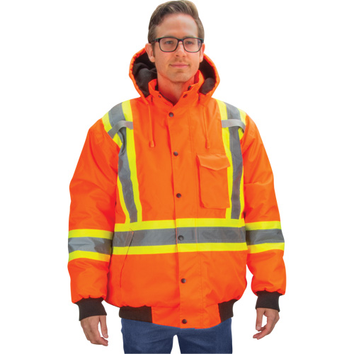 Waterproof 7-in-1 Winter Parka, High Visibility Orange, Medium Haskins Industrial Inc.