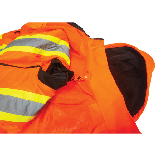 Waterproof 7-in-1 Winter Parka, High Visibility Orange, Medium Haskins Industrial Inc.