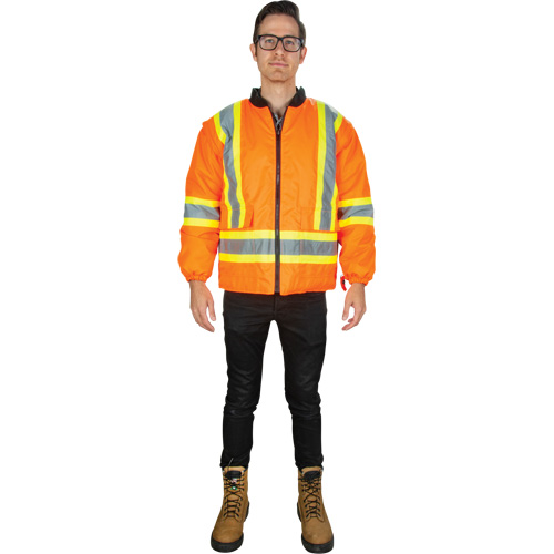 Waterproof 7-in-1 Winter Parka, High Visibility Orange, Medium Haskins Industrial Inc.