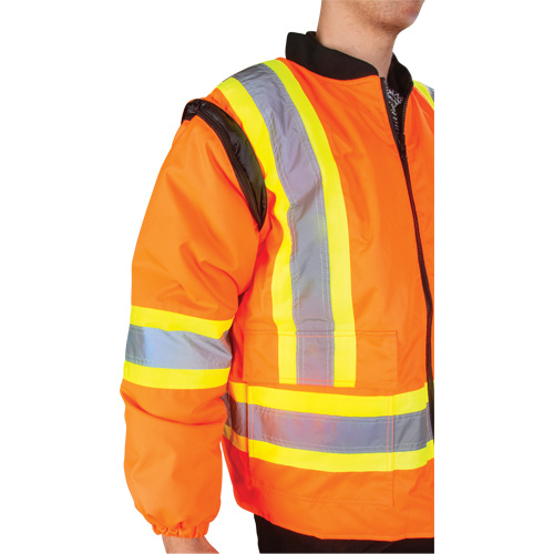 Waterproof 7-in-1 Winter Parka, High Visibility Orange, Medium Haskins Industrial Inc.