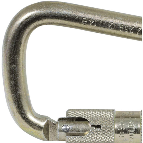 CP-03015-1 Zinc Plated Carabiner with 1" Gate Opening, Steel Haskins Industrial Inc.