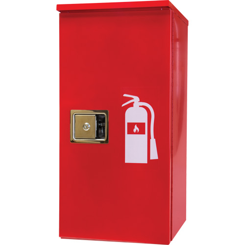 Heavy-Duty Outdoor Fire Extinguisher Cabinet, 14" W x 28" H x 10" D Haskins Industrial Inc.