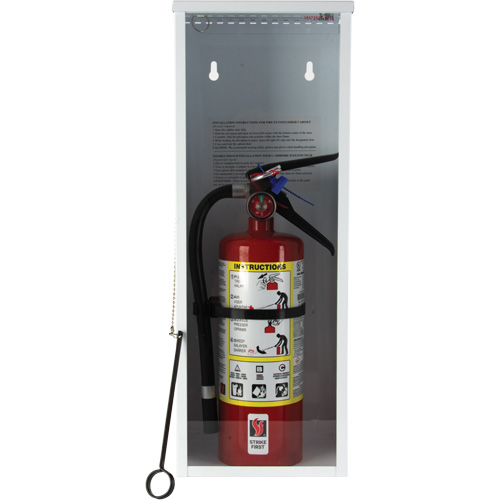 Light-Duty Fire Extinguisher Cabinet, 8" W x 22" H x 6" D Haskins Industrial Inc.